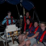 RYA course night sailing