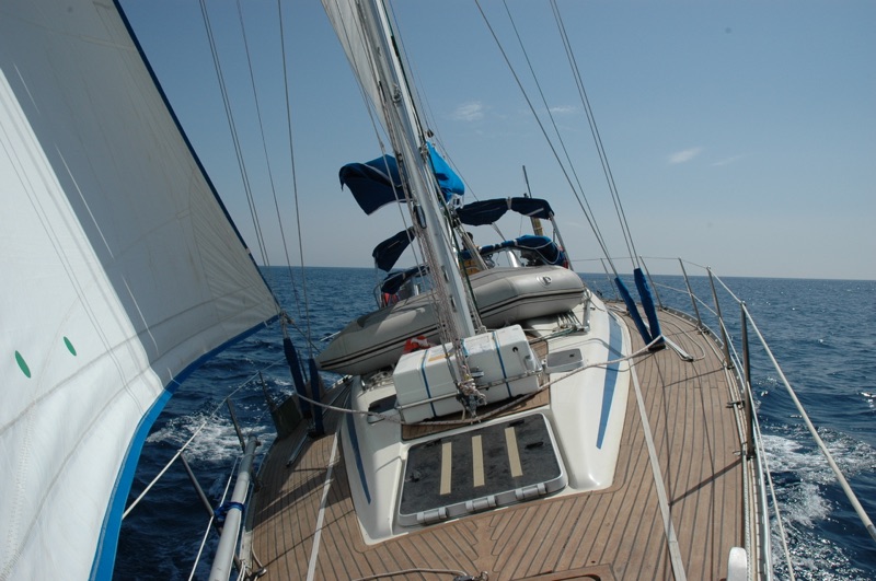 Bow shot RYA Training yacht