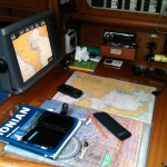 Navigation table RYA sailing Greece