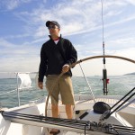Learn to be a yacht Skipper RYA Skipper at the helm