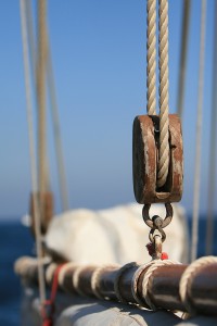 RYA sailing in Greece rigging
