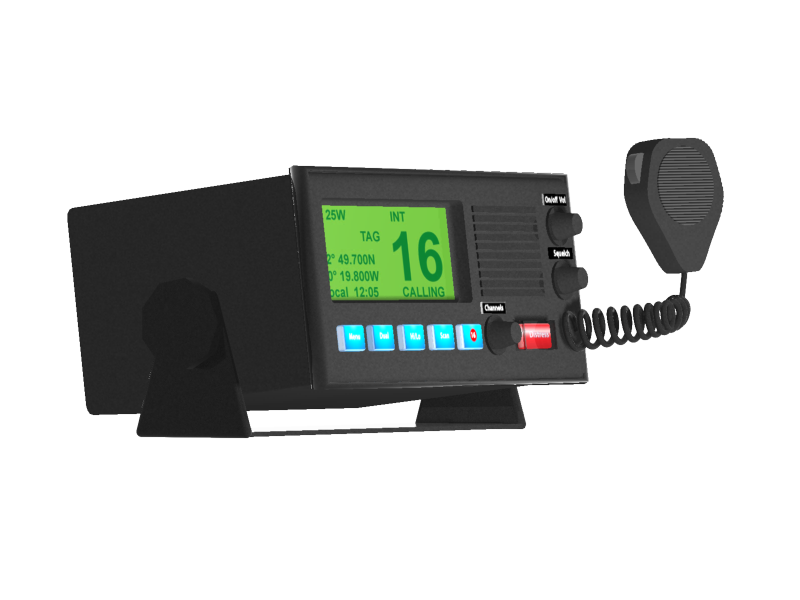 full-unit-turned VHF Radio