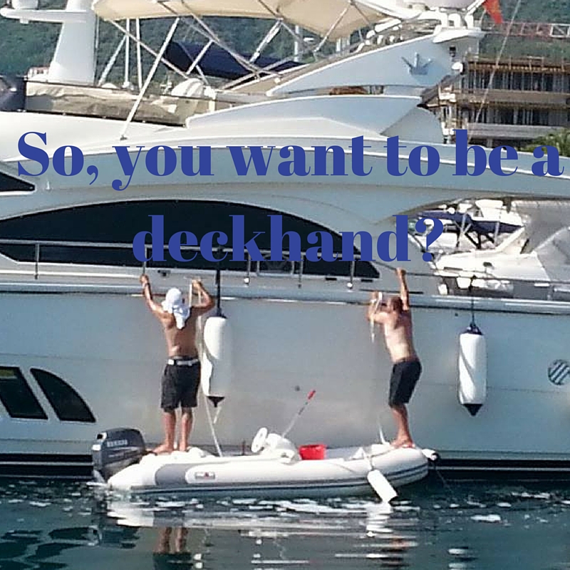 superyacht deckhand training